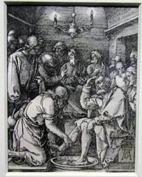 Christ Washing the Feet of the Disciples from the Small Passion